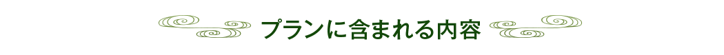 プランに含まれる内容