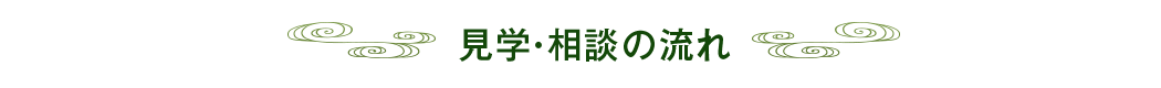 見学・相談の流れ