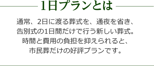１日プランとは
